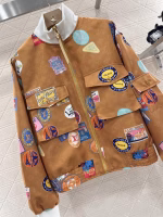 LV Louis Vuitton 2025 New Badge Print Flight Jacket - Image 3