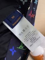 LV Louis Vuitton Colorful Printed Hooded Jacket - Image 3