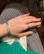 Gucci Logo Enamel Green Bracelet - Image 7