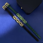 Valentino's three movable metal V-shaped logos fully set with diamonds, hollowed out - Image 6