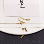Saint Laurent Letter Adjustable Thin Necklace - Image 10