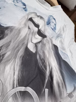 BALENCIAGA Pleated Portrait Print Short-Sleeve T-Shirt - Image 8