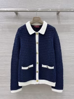 Gucci 2025 Early Autumn Openwork Crocheted Knit Cardigan - Image 9