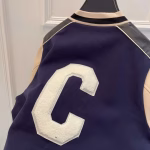Celine 2022 Early Spring New Color-Block Baseball Jacket - Image 6