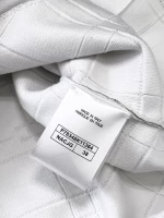 Chanel 2025 Early Spring Silver Embossed Double C Pure Cotton Jacket - Image 9