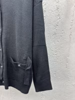 CHANEL Knitted Cardigan with Schoolbag Buckle - Image 5