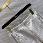 Dior Spring/Summer CD Limited Edition Gold Custom-Woven Taffeta Trousers - Image 5