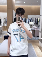 DIOR x Hamilton Collaborative Gradient Embroidery Short-Sleeve T-Shirt - Image 6