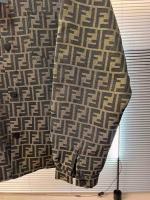 Fendi 2023 Spring/Summer Jackson Wang's Same Style FF Jacquard Denim Shirt Jacket Coat - Image 5