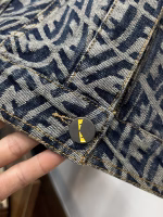 FENDI 2025 Spring New Style Jacket Denim Coat - Image 5