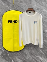 Fendi 2025 Autumn/Winter Exquisite Logo Crew Neck Sweater - Image 5
