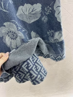 Fendi 2025 New Laser Denim Dress - Image 5