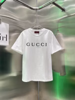 Gucci 2025 Early Spring New Crew Neck Printed Short-Sleeve T-Shirt - Image 5