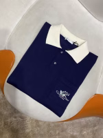 DIOR Embroidered Lily of the Valley Collar Knitted Short-Sleeve Polo Shirt - Image 5