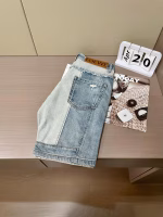 Loewe 2025 Summer New Men's Denim Shorts - Image 5