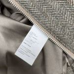 LOEWE 2025 Early Spring New Gray Series Premium Herringbone Casual Jacket Coat - Image 5
