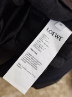 LOEWE Distressed Leather Jacket Coat - Image 5