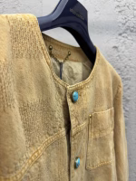 LOUIS VUITTON Vintage Checkerboard Denim Jacket - Image 5