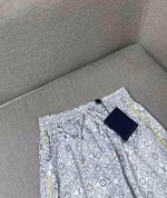 LV 2022 Spring-Summer Latest Collection Classic Monogram Wide-Leg Pants - Image 4