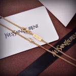 YSL Saint Laurent necklace, original brass material - Image 5