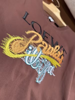 OEWE Summer Limited Edition Embroidered Short-Sleeve T-Shirt - Image 6