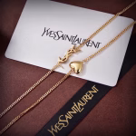 YSL Saint Laurent necklace, original brass material - Image 6