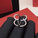 Valentino Silver glossy ring - Image 7