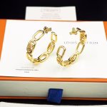 The new earrings focus on the My LV Chain element of Louis Vuitton sunglasses.