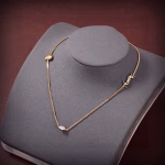 YSL Saint Laurent necklace, original brass material