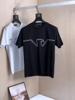 Armani 2025 Spring/Summer New Arrival Fashionable Minimalist Short-Sleeve T-Shirt - Image 9