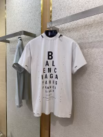 BLCG Balenciaga Eye Chart Print Ripped Short-Sleeve T-Shirt - Image 5