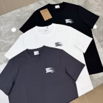 BURBERRY 2025 Knight Logo Classic Crewneck T-Shirt