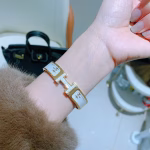 Hermès braceletSuper excellent! Same style as various goddesses and celebrities. High-end material with gold plating, K gold texture. - Image 10