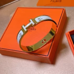 Hermès braceletSuper excellent! Same style as various goddesses and celebrities. High-end material with gold plating, K gold texture. - Image 5