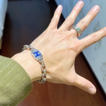 New Hermès Bracelet Thickened Version Platinum Edition - Image 9