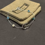 Gucci Double G Mother-of-Pearl Bracelet, Pure Silver Material - Image 10