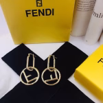Fendi earrings F studs - Image 2