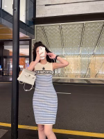 Dior 2022 Spring/Summer latest collection star-patterned vest knit dress - Image 8