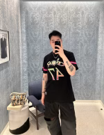 DIOR x Hamilton Collaborative Gradient Embroidery Short-Sleeve T-Shirt - Image 7