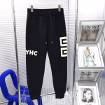 Givenchy 2022 new logo embroidered sweatpants (long pants)