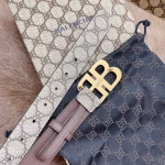 New Arrival: Balenciaga Men's Belt with Italian Original Factory Leather