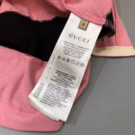 Gucci Pineapple Series Patchwork Stripe Long-Sleeve Polo Shirt - Image 6