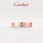 Cartier LOVE Ring - Rose Gold, Yellow Gold, White Gold with Diamonds, Narrow Version - Image 3