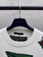 LOUIS VUITTON Paper Plane Wool Short-Sleeve T-Shirt - Image 5