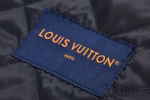 LV 2024 Bonfire Flocked Denim Puffer Jacket - Image 5