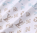 LV 2025 Early Spring Collection Colorful Monogram Starry Sky Rhinestone Short-Sleeve T-Shirt - Image 5