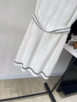 LV White Clover Polo Short-Sleeve Dress - Image 5