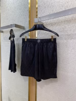 LV Louis Vuitton Ripple Jacquard Silk Shorts - Image 5