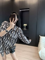 2022 Dior Monogram Logo Barrage Shirt - Image 10