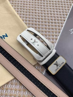 LV Louis Vuitton Automatic Buckle Men's Belt - Image 6